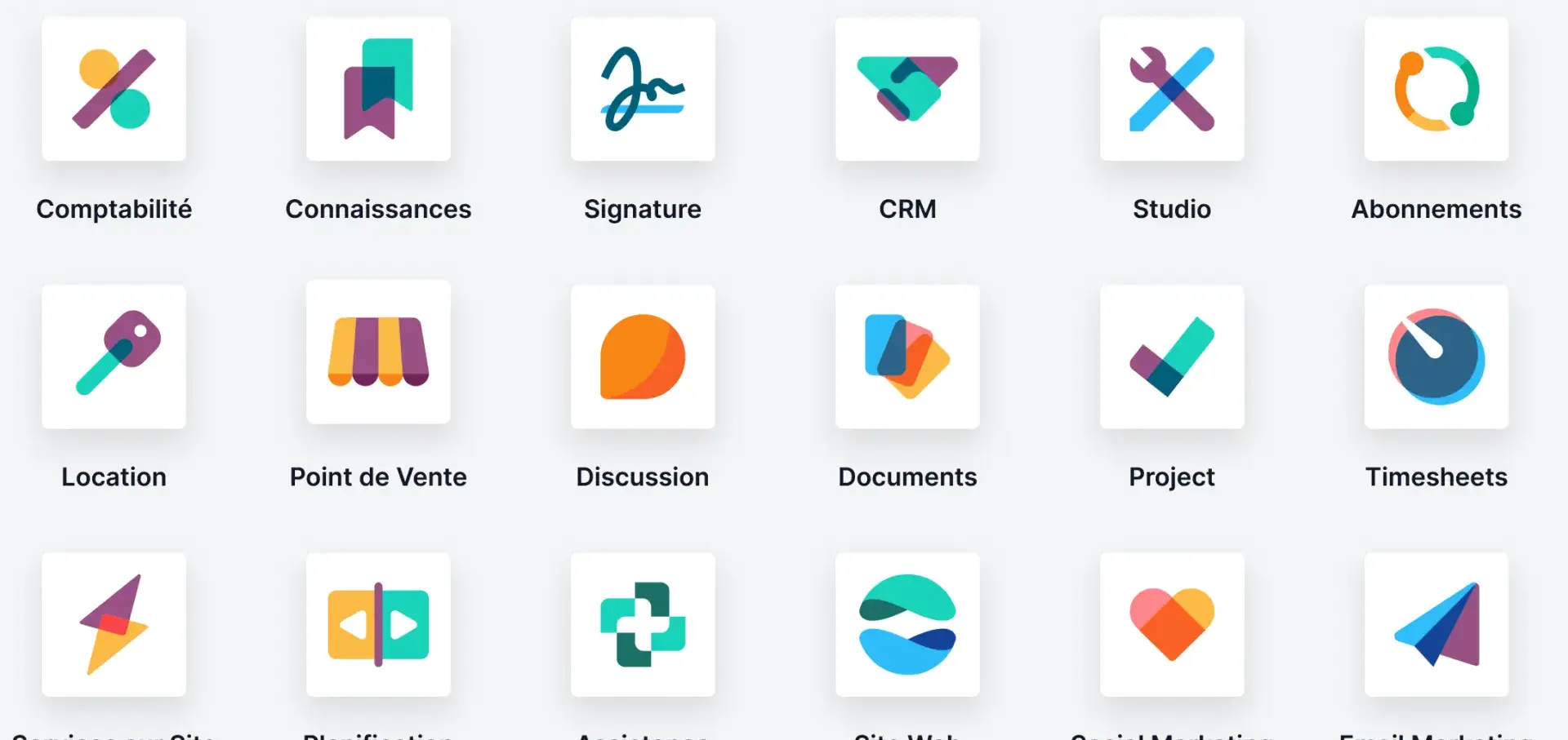 Applications Odoo