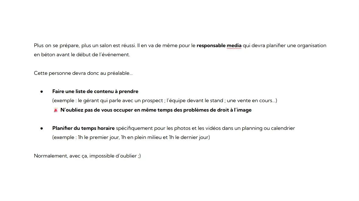 Aperçu du guide Idées de Contenus 3