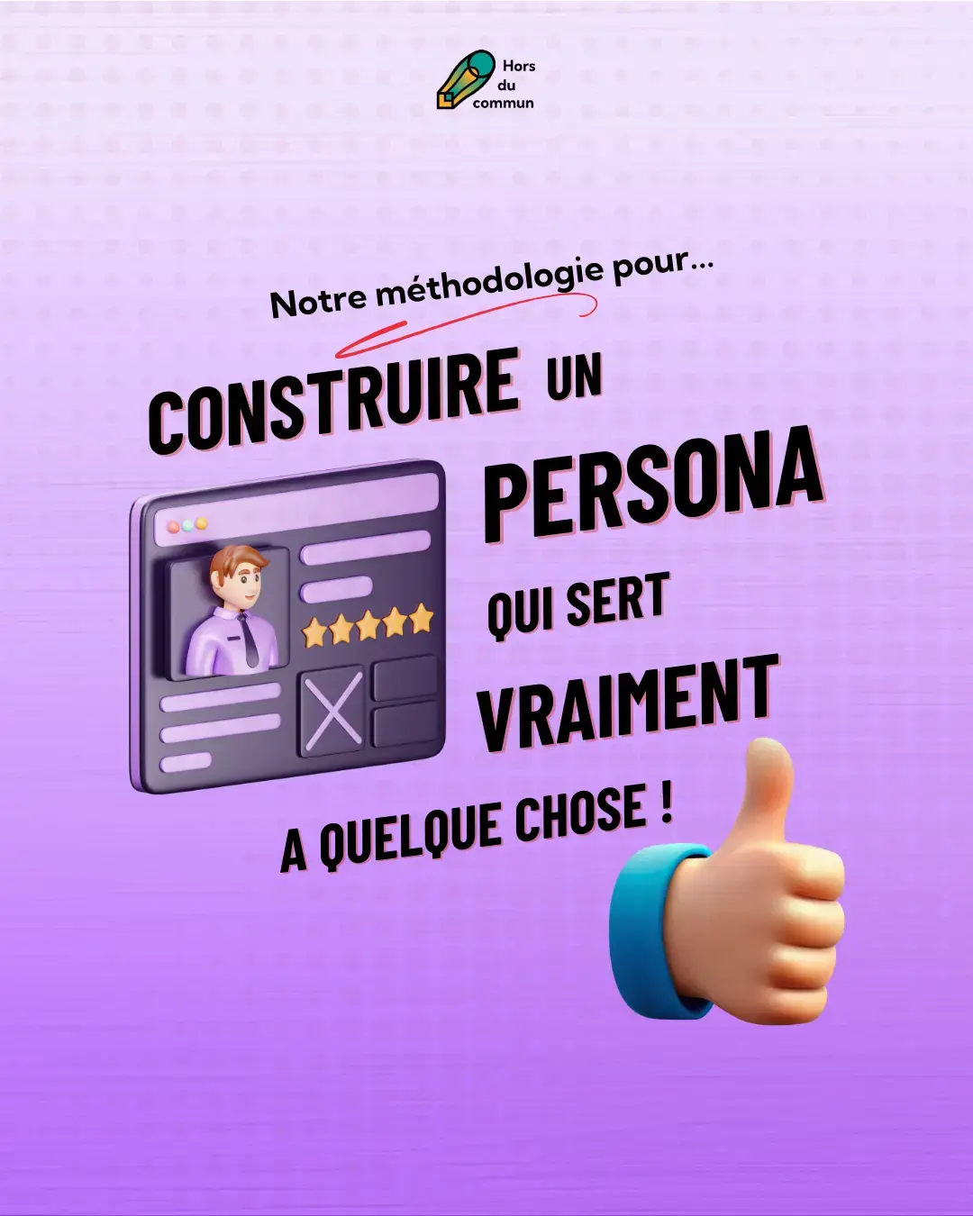 Visuel construction persona